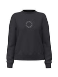 Felpa girocollo stampa donna Guess Jeans cotone