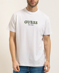 T-shirt Guess uomo logo contrast cotone