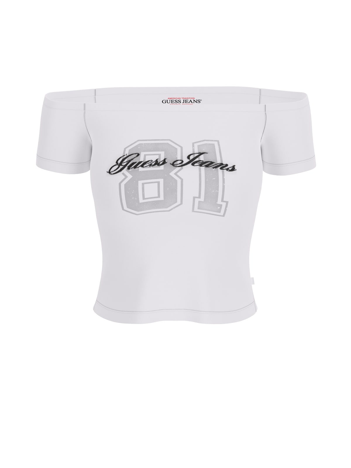 Camicia Guess Jeans donna off shoulder cotone