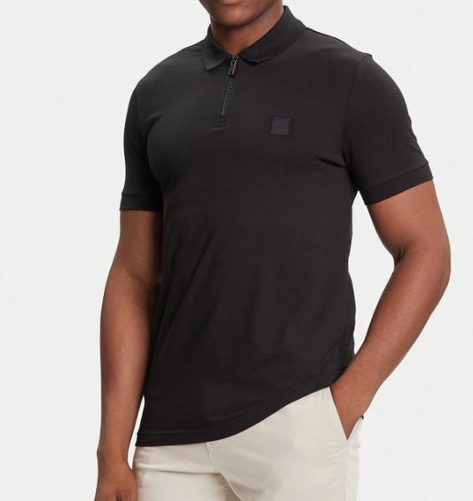 Polo Passerzip Hugo Boss uomo slim fit con zip