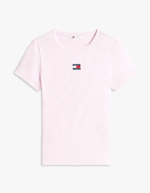 T-shirt Donna Tommy Jeans Logo Cotone Organico