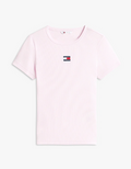 T-shirt Donna Tommy Jeans Logo Cotone Organico
