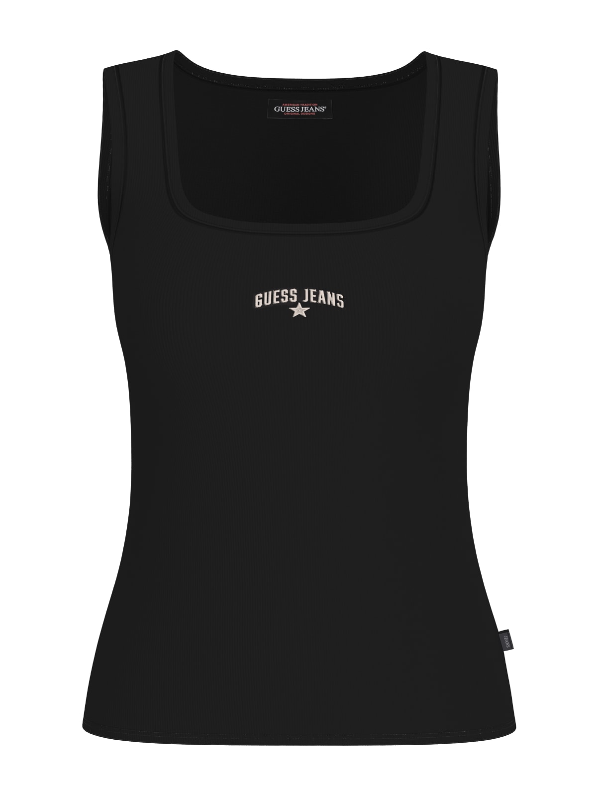 T-shirt Guess Jeans donna Rib Embro costina