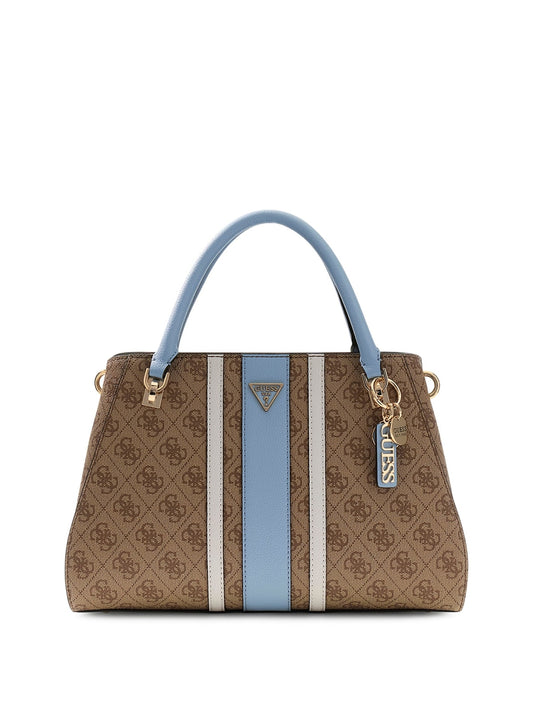 Borsa Guess donna Noelle II satchel logo all-over