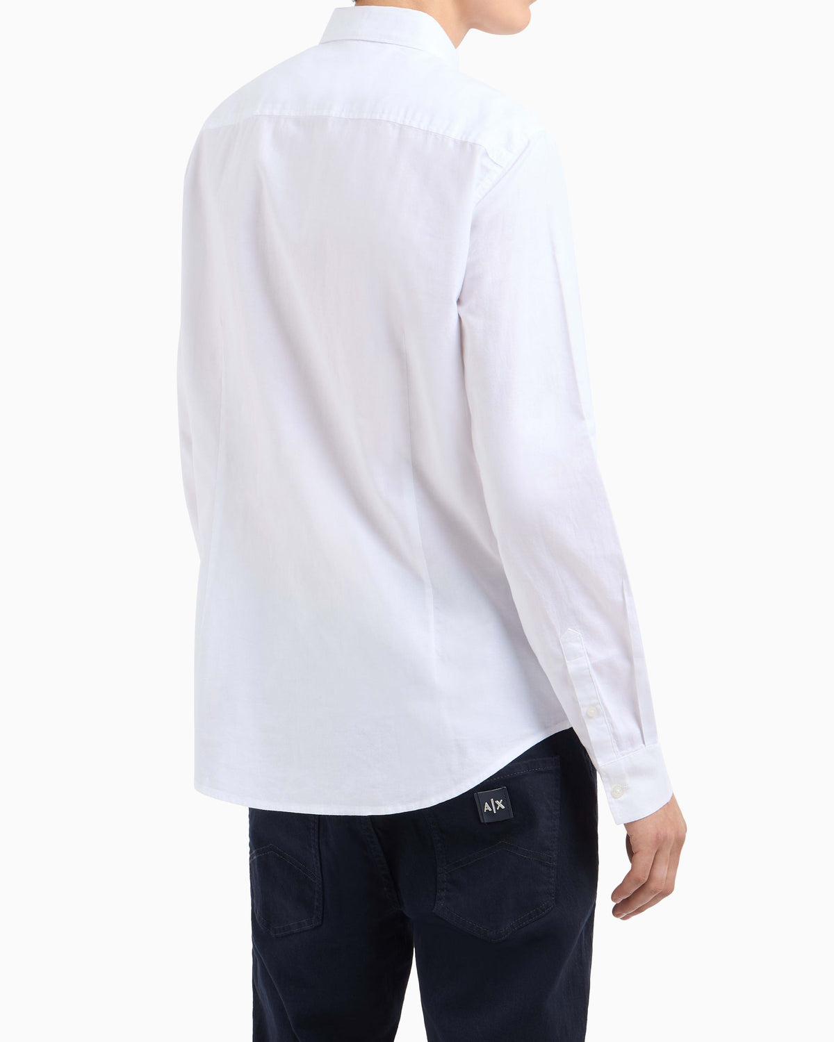 Camicia oxford uomo Armani Exchange cotone slim