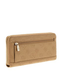 Portafoglio Ella logo Guess donna grande zip-around