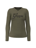 Maglione Guess donna Lena scollo V viscosa