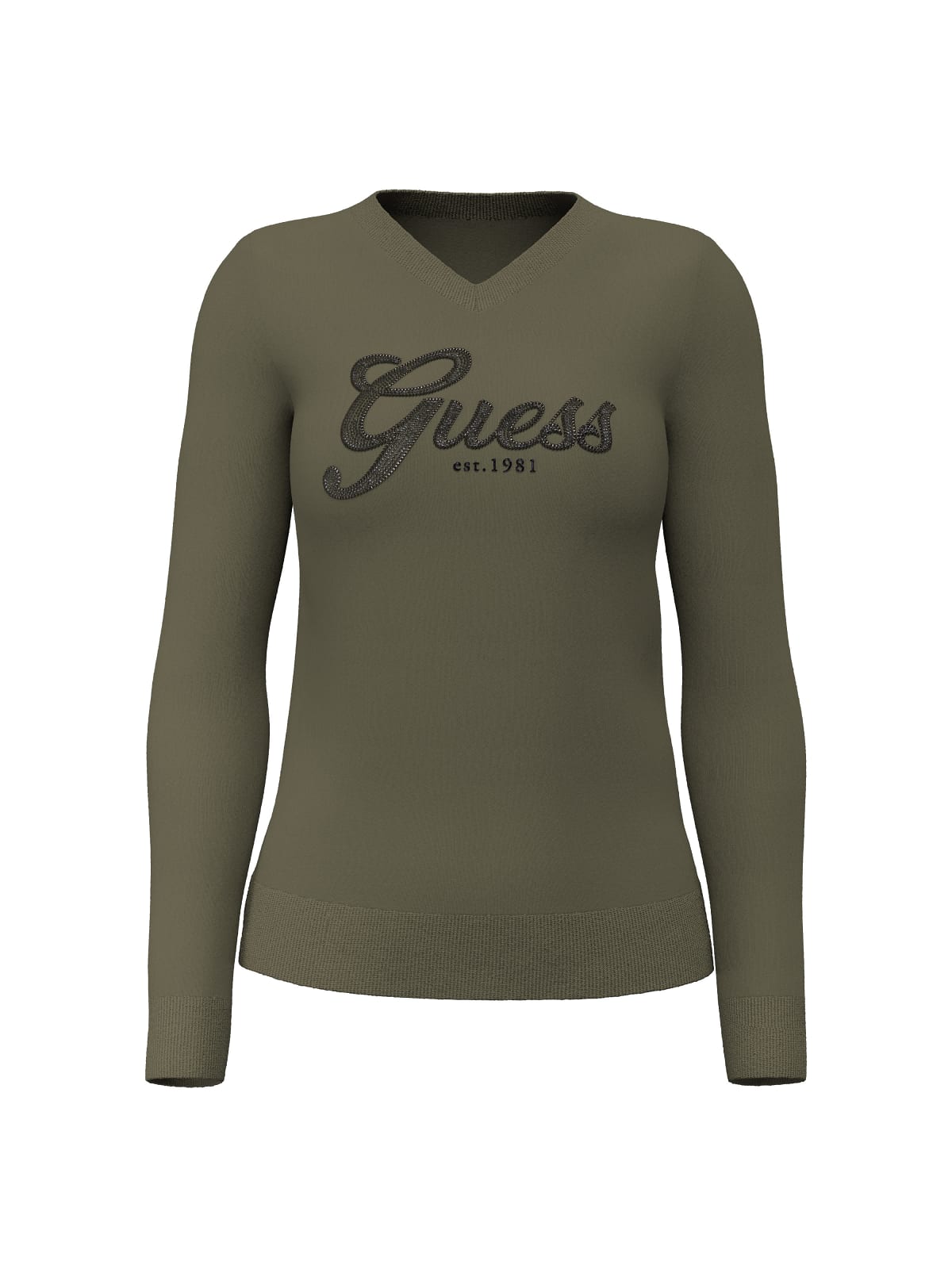 Maglione Guess donna Lena scollo V viscosa