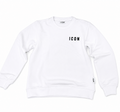 Felpa girocollo donna ICON logo piccolo cotone