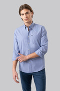 Camicia button down ASCOT uomo popeline cotone