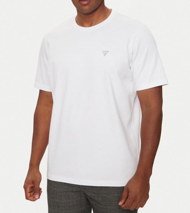 T-shirt uomo Guess cotone organico logo