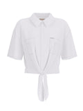Camicia Guess Jeans donna cropped cotone