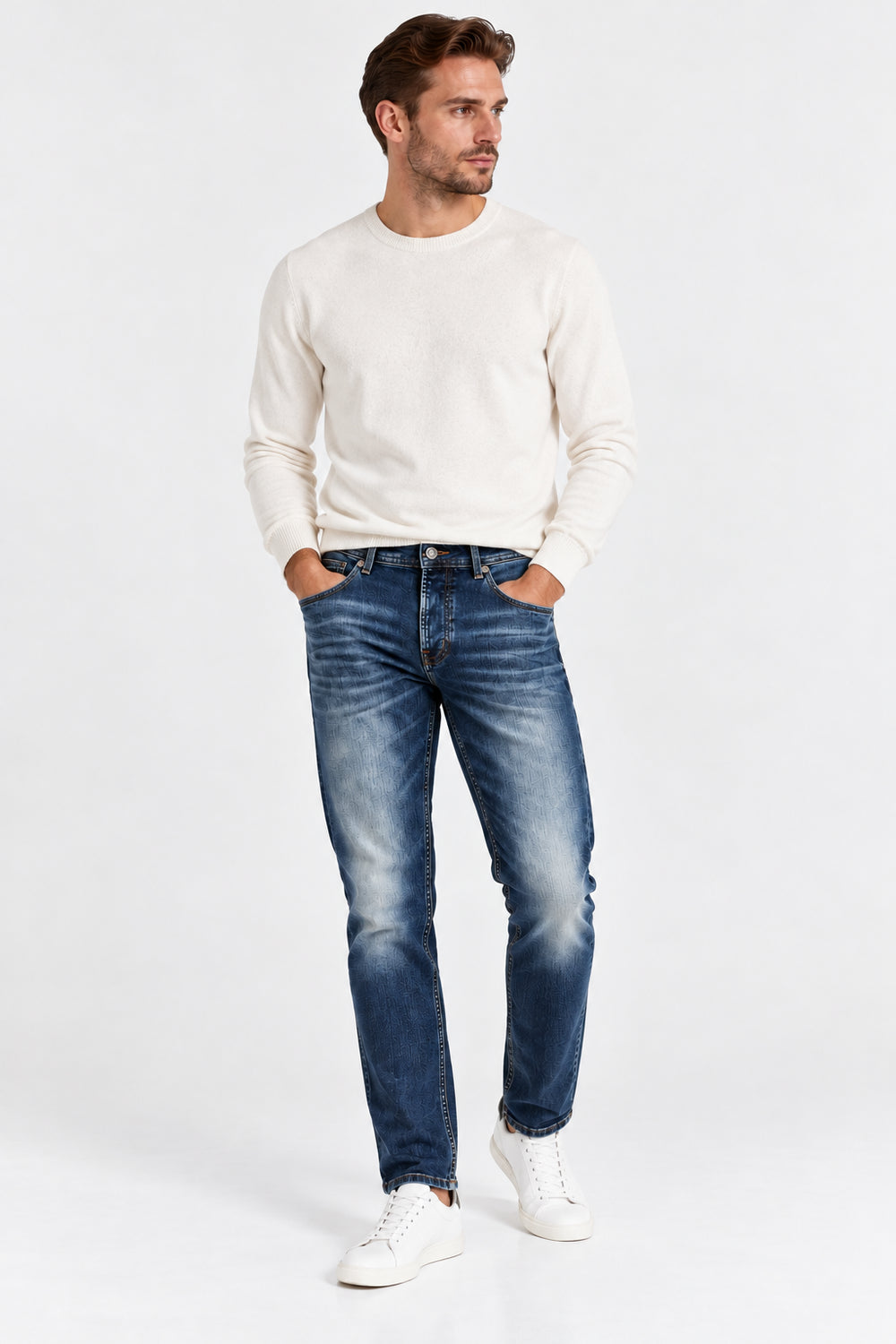 Jeans uomo Hamaki-Ho 5 tasche denim