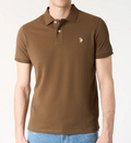 Polo uomo U.S. Polo Assn. cotone piqué manica corta