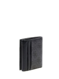 Portafoglio Milano Guess uomo trifold vera pelle