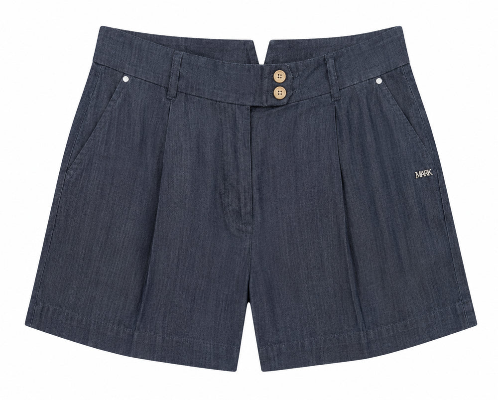 Shorts donna MARKUP effetto denim lyocell