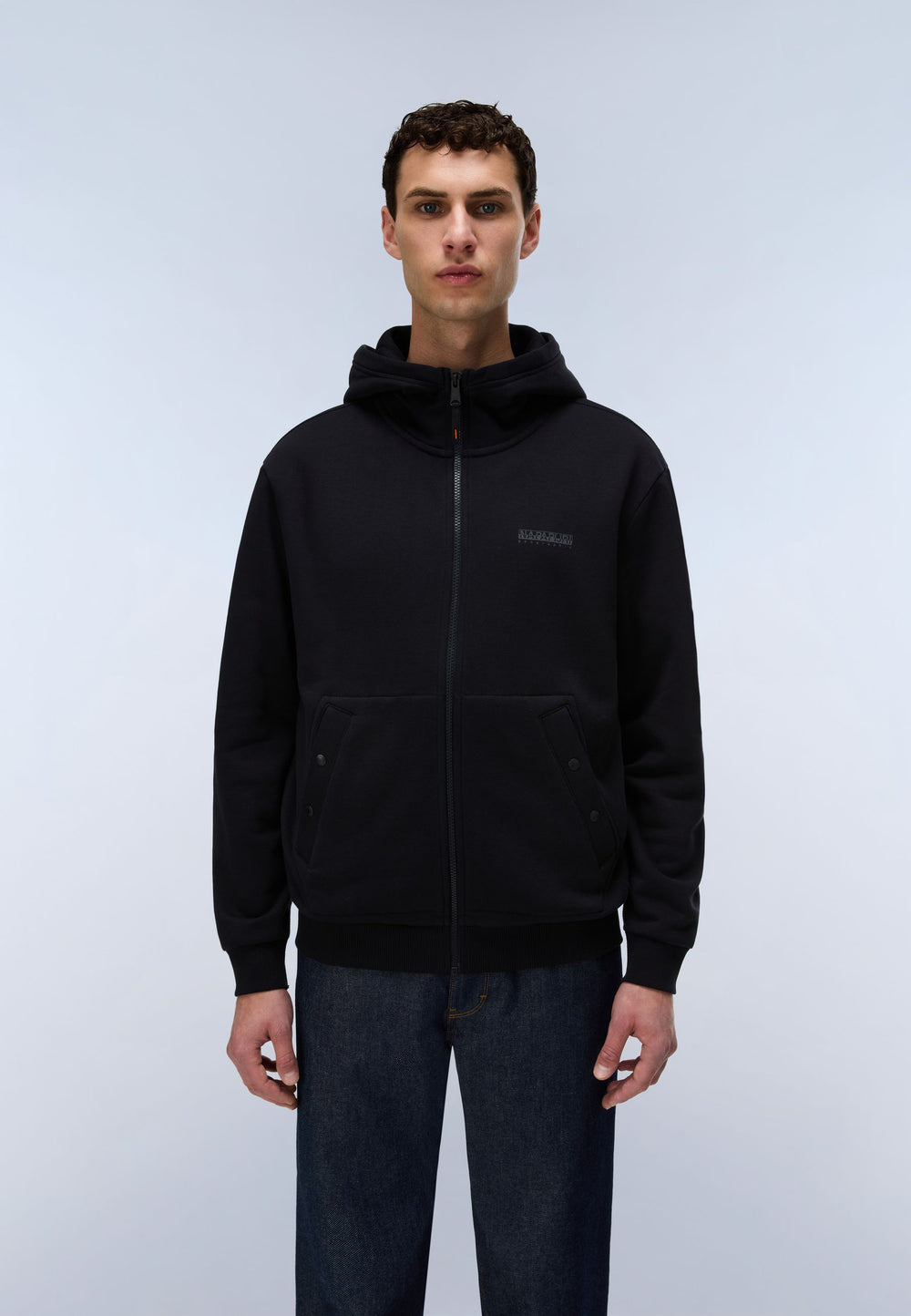 Felpa zip cappuccio uomo Napapijri B-Yourte