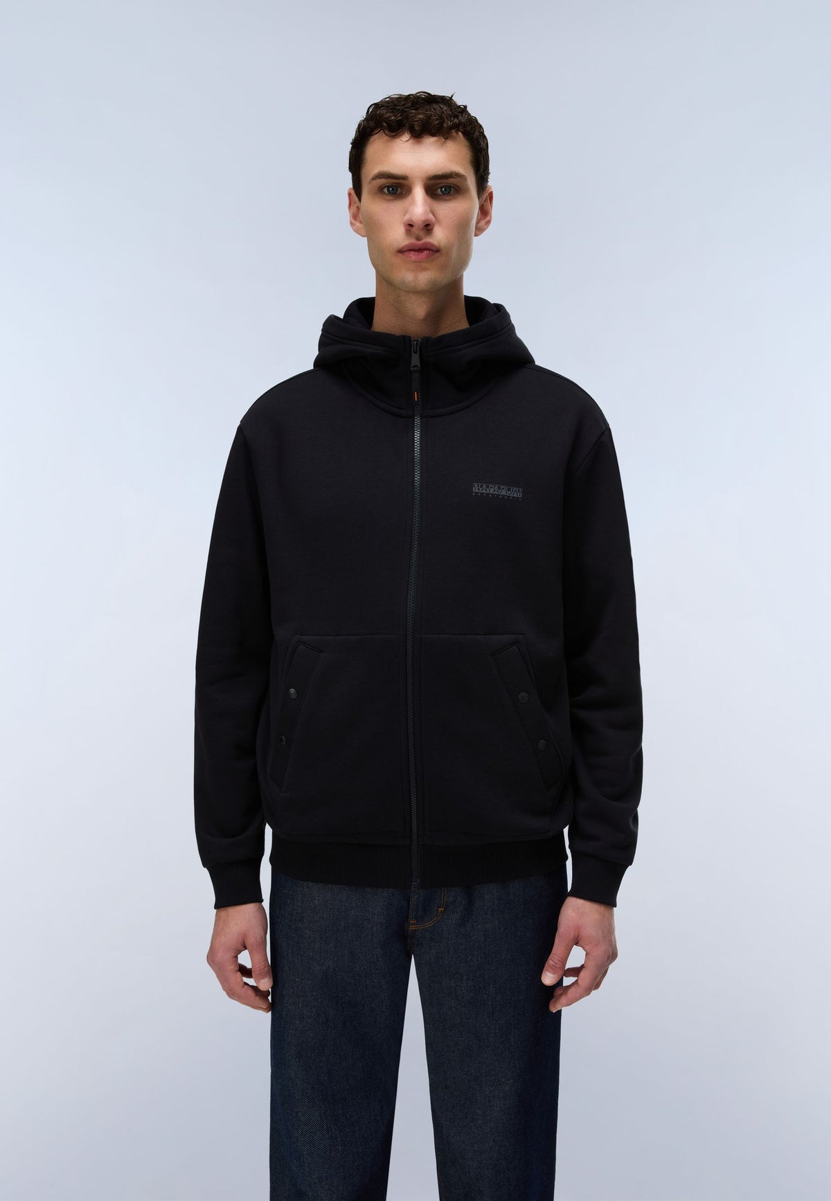 Felpa zip cappuccio uomo Napapijri B-Yourte