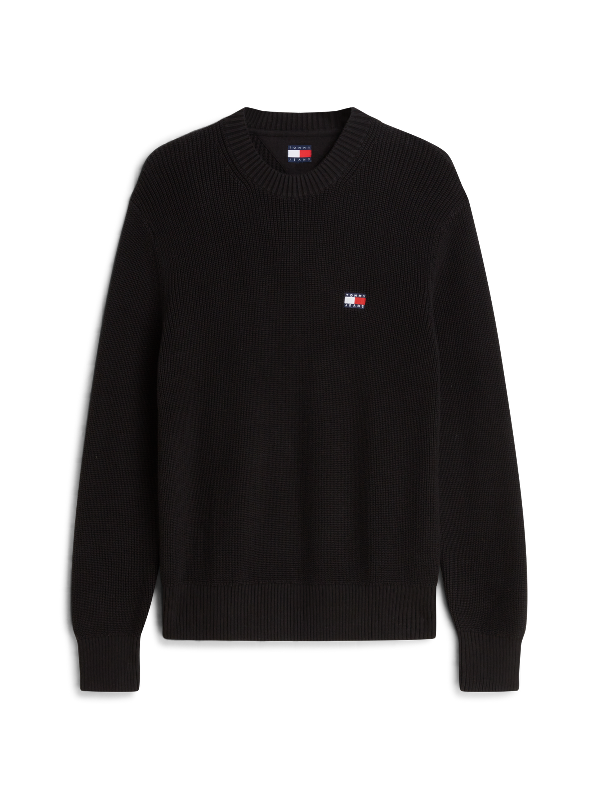 Maglione Tommy Jeans uomo cotone regular badge