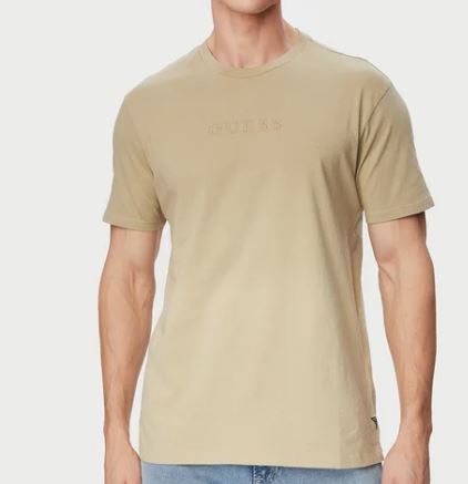 T-shirt Guess uomo Pima cotone girocollo