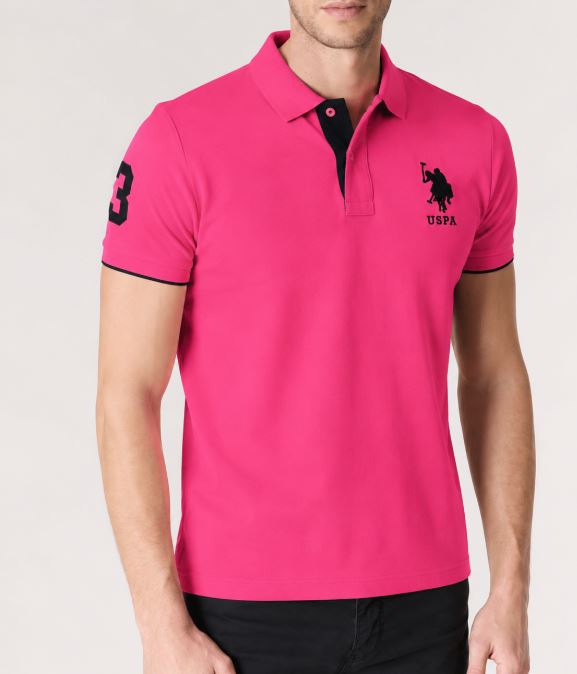 Polo U.S. Polo Assn. uomo piqué manica corta cotone
