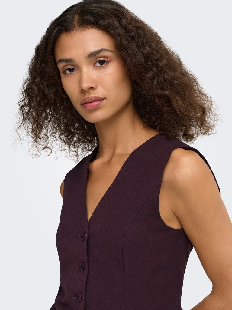 Gilet donna ONLY poliestere riciclato