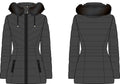 Piumino donna Guess Jolanda stretch similpelle