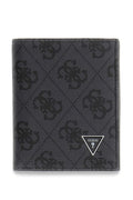 Portafoglio Milano Guess uomo trifold vera pelle